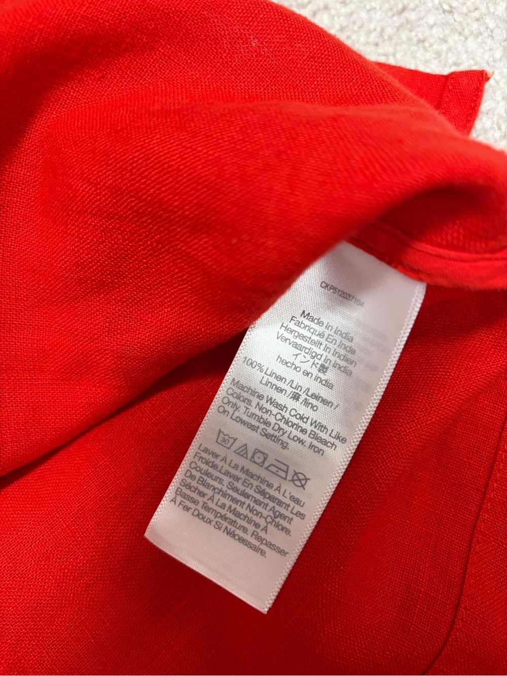 Madewell Red Sleeveless Peplum Tank - Picture 5 of 6